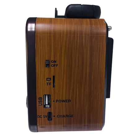 Gold Silver GS-1360 Nostaljik Tasarım Bluetooth Radyo(YEDEK PİLİ)