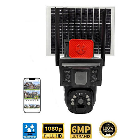 O-Kam 3916 4G Sim Kartlı Güneş Enerjili Solar Full HD Kamera
