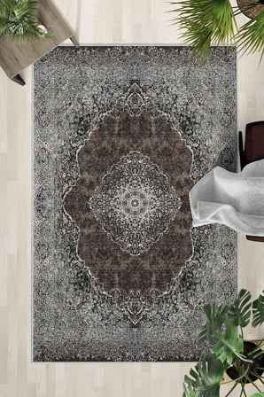 Kaymaz Taban Yıkanabilir Halı – Mutfak, Salon, Yatak Odası için Modern Dijital Baskı Halı (SLNHALI28