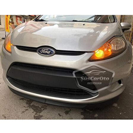 Ford Fiesta 2008-2017 Uyumlu Üniversal Astra H lip Esnek Ön Lip 2 Parça Tampon Altı Dil Karlık Ön Ek