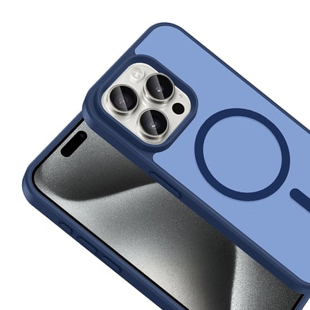 iPhone 15 Pro Max Kılıf Magsafe Şarj Özellikli Mat Tasarım Lüx Babet Kapak