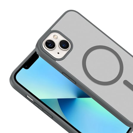 iPhone 15 Kılıf Magsafe Şarj Özellikli Mat Tasarım Lüx Babet Kapak