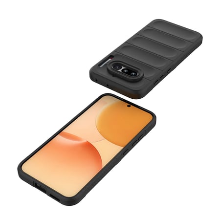 Nothing Phone 4A Kılıf Esnek TPU Oyuklu Arka Yüzey Tasarımlı Etnik Silikon Kapak