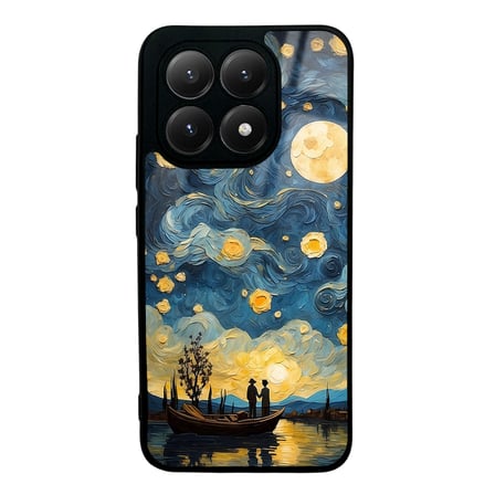 Xiaomi 15T Kılıf Kamera Korumalı Desenli Luxury Portrait Painting Lusi Kapak Kayık