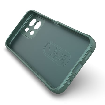 Oppo A6T Kılıf Esnek TPU Oyuklu Arka Yüzey Tasarımlı Etnik Silikon Kapak