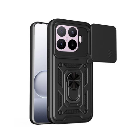 Xiaomi 17T Pro Kılıf Magnetik Standlı Kamera Korumalı Sürgülü Vega Kapak