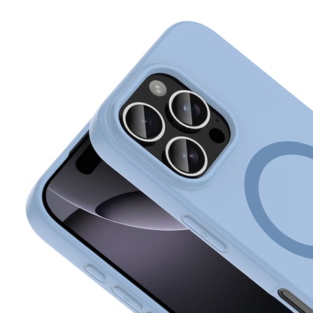 iPhone 16 Pro Max Kılıf MagSafe Şarj Özellikli Soft Mat Tasarım Aris Silikon Kapak