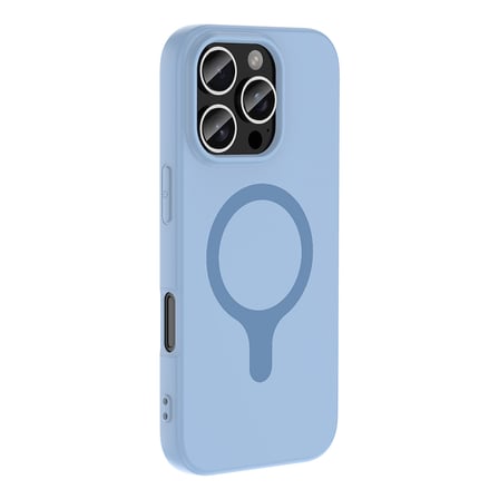 iPhone 16 Pro Max Kılıf MagSafe Şarj Özellikli Soft Mat Tasarım Aris Silikon Kapak