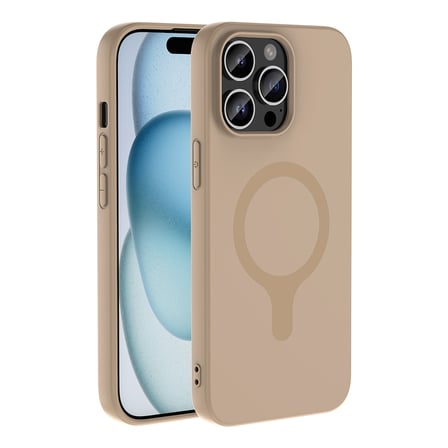 iPhone 14 Pro Max Kılıf MagSafe Şarj Özellikli Soft Mat Tasarım Aris Silikon Kapak