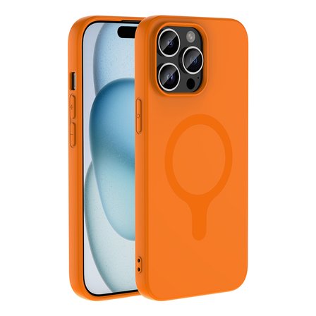 iPhone 14 Pro Max Kılıf MagSafe Şarj Özellikli Soft Mat Tasarım Aris Silikon Kapak