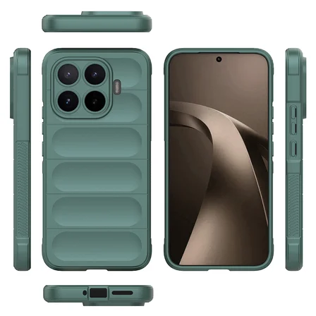 Xiaomi 17T Kılıf Esnek TPU Oyuklu Arka Yüzey Tasarımlı Etnik Silikon Kapak