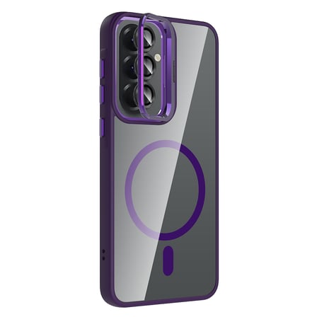 Galaxy A57 Kılıf Magsafe Standlı ve Kamera Lens Koruma Hediyeli Etro Kapak
