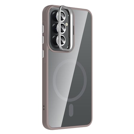 Galaxy A57 Kılıf Magsafe Standlı ve Kamera Lens Koruma Hediyeli Etro Kapak