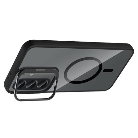 Galaxy A37 Kılıf Magsafe Standlı ve Kamera Lens Koruma Hediyeli Etro Kapak
