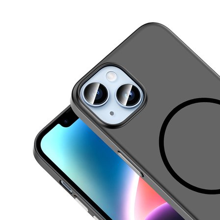iPhone 13 Kılıf MagSafe Şarj Özellikli Ultra İnce Mat Soft Lora PC Kapak