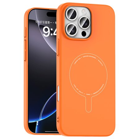 iPhone 16 Pro Max Kılıf Magsafe Şarj Özellikli Kamera Korumalı Elio Sert PC Kapak