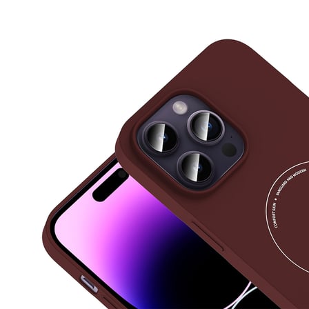 iPhone 14 Pro Max Kılıf Magsafe Şarj Özellikli Kamera Korumalı Elio Sert PC Kapak
