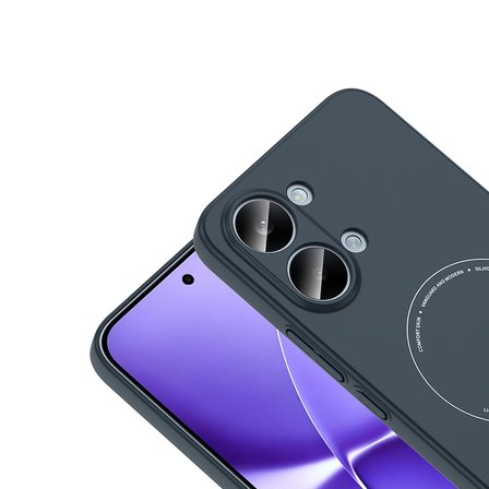 Xiaomi Poco X8 Pro Max Kılıf Magsafe Şarj Özellikli Kamera Korumalı Elio Sert PC Kapak