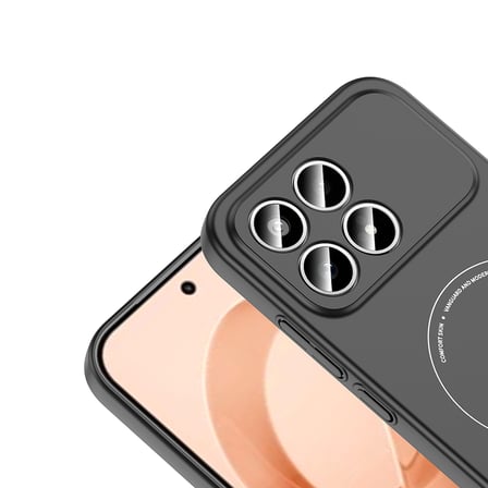 Xiaomi Poco F8 Pro Kılıf Magsafe Şarj Özellikli Kamera Korumalı Elio Sert PC Kapak