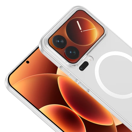 Xiaomi 17 Pro Kılıf Kamera Korumalı MagSafe Şarj Özellikli Lüx Şeffaf London Silikon Kapak