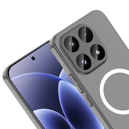 Xiaomi 17 Kılıf Kamera Korumalı MagSafe Şarj Özellikli Lüx Şeffaf London Silikon Kapak