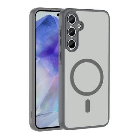 Galaxy A55 Kılıf Magsafe Şarj Özellikli Mat Tasarım Lüx Babet Kapak
