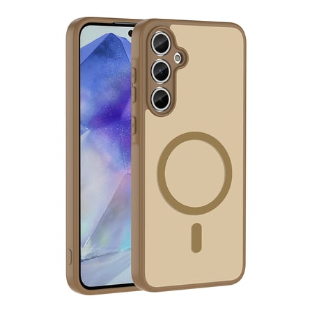 Galaxy A35 Kılıf Magsafe Şarj Özellikli Mat Tasarım Lüx Babet Kapak