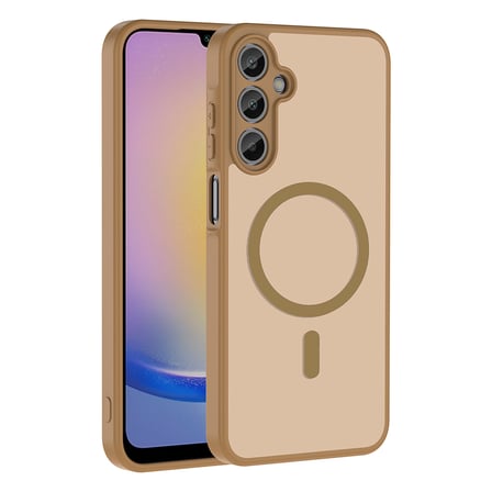 Galaxy A25 Kılıf Magsafe Şarj Özellikli Mat Tasarım Lüx Babet Kapak