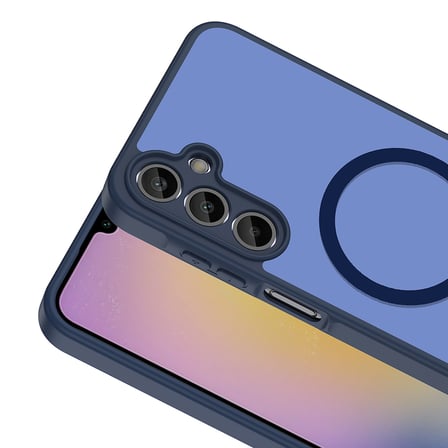 Galaxy A15 Kılıf Magsafe Şarj Özellikli Mat Tasarım Lüx Babet Kapak