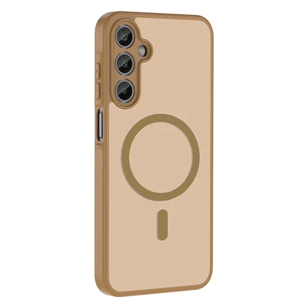 Galaxy A14 Kılıf Magsafe Şarj Özellikli Mat Tasarım Lüx Babet Kapak