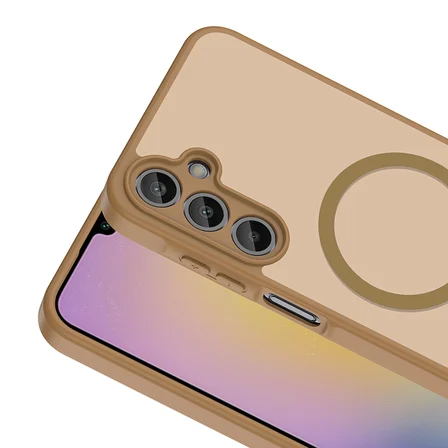 Galaxy A14 Kılıf Magsafe Şarj Özellikli Mat Tasarım Lüx Babet Kapak