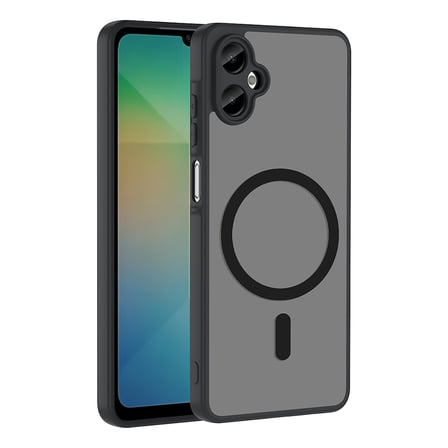 Galaxy A06 Kılıf Magsafe Şarj Özellikli Mat Tasarım Lüx Babet Kapak