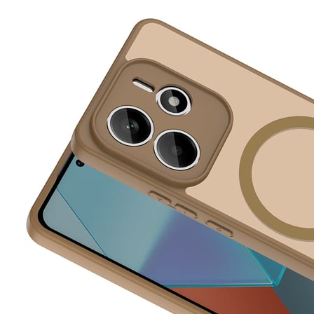 Xiaomi Redmi Note 14 4G Kılıf Magsafe Şarj Özellikli Mat Tasarım Lüx Babet Kapak