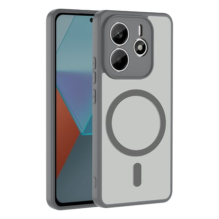Xiaomi Redmi Note 14 4G Kılıf Magsafe Şarj Özellikli Mat Tasarım Lüx Babet Kapak