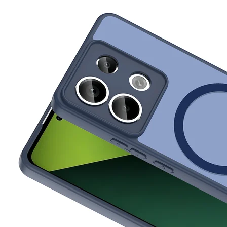 Xiaomi Redmi Note 13 Pro 5G Kılıf Magsafe Şarj Özellikli Mat Tasarım Lüx Babet Kapak