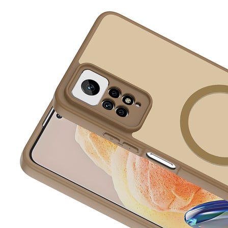 Xiaomi Redmi Note 12 Pro 4G Kılıf Magsafe Şarj Özellikli Mat Tasarım Lüx Babet Kapak