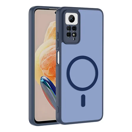 Xiaomi Redmi Note 12 Pro 4G Kılıf Magsafe Şarj Özellikli Mat Tasarım Lüx Babet Kapak