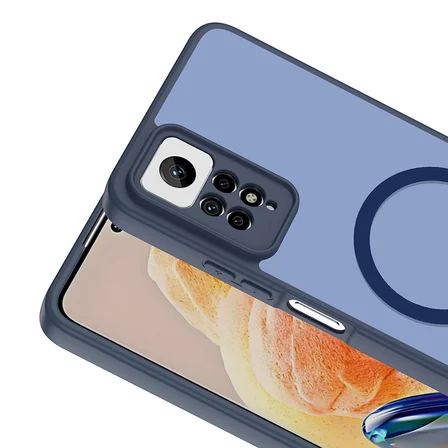 Xiaomi Redmi Note 12 Pro 4G Kılıf Magsafe Şarj Özellikli Mat Tasarım Lüx Babet Kapak
