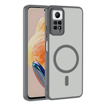 Xiaomi Redmi Note 12 Pro 4G Kılıf Magsafe Şarj Özellikli Mat Tasarım Lüx Babet Kapak