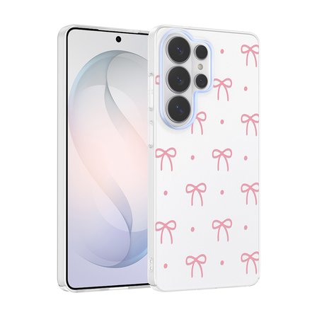 Galaxy S26 Ultra Kılıf Kamera Korumalı Canlı Lüx Desenli Klip Sert Kapak Fiyonk