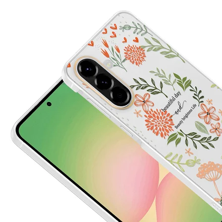 Galaxy A57 Kılıf Kamera Korumalı Canlı Lüx Desenli Klip Sert Kapak Beautiful