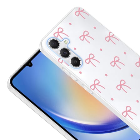 Galaxy S23 FE Kılıf Kamera Korumalı Canlı Lüx Desenli Klip Sert Kapak Fiyonk