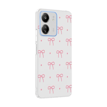 Xiaomi Redmi 13C Kılıf Kamera Korumalı Canlı Lüx Desenli Klip Sert Kapak Fiyonk