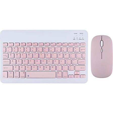 Torima Bluetooth Kablosuz Klavye ve Mouse Seti Pembe TMK-04