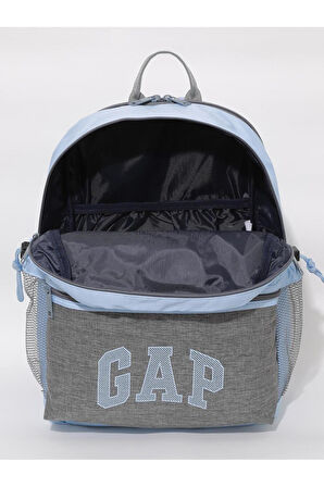 Seçtim Aldım Çift Bölme Sırt Çantası Mavi Gri 03408