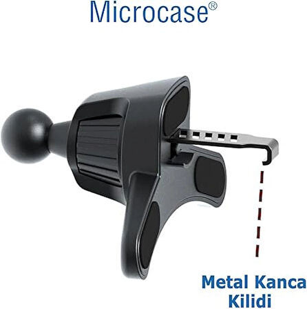 Microcase Oto Araç Tutucu Sağlam Ayarlanabilir Kıskaçlı Tutucu Parçası 17mm- SİYAH - AL4261