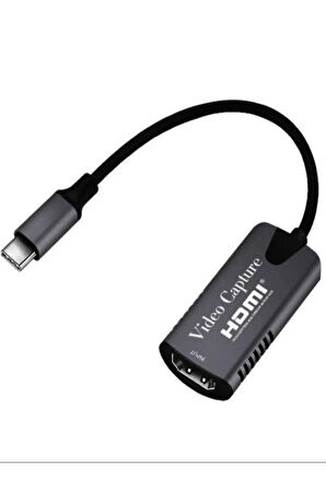 Hu-04c 4k Full Hd 1080p Type-c Hdmı Capture Canlı Yayın Kartı
