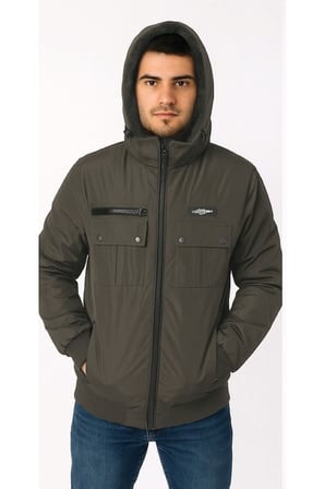 RİO SPORT FULL PELUŞ ÇIKMA KAPÜŞON SUYA DAYANIKLI MONT