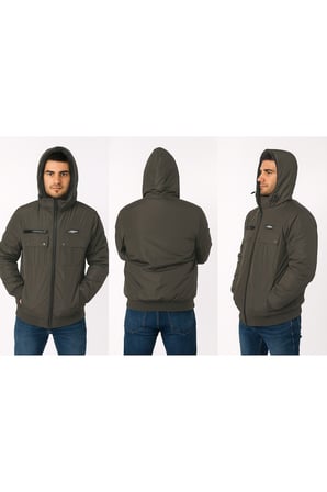 RİO SPORT FULL PELUŞ ÇIKMA KAPÜŞON SUYA DAYANIKLI MONT