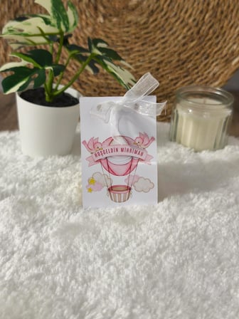 Pamuğum Atelier Kişiye Özel Bubble Mum Mevlüt ve Doğum Günü Hediyeliği (15 Adet)